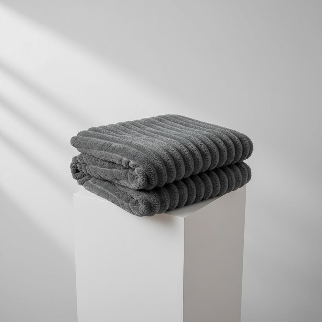 Couverture Douillette WeLuvy – Fausse Fourrure Bubble Ultra-Douce