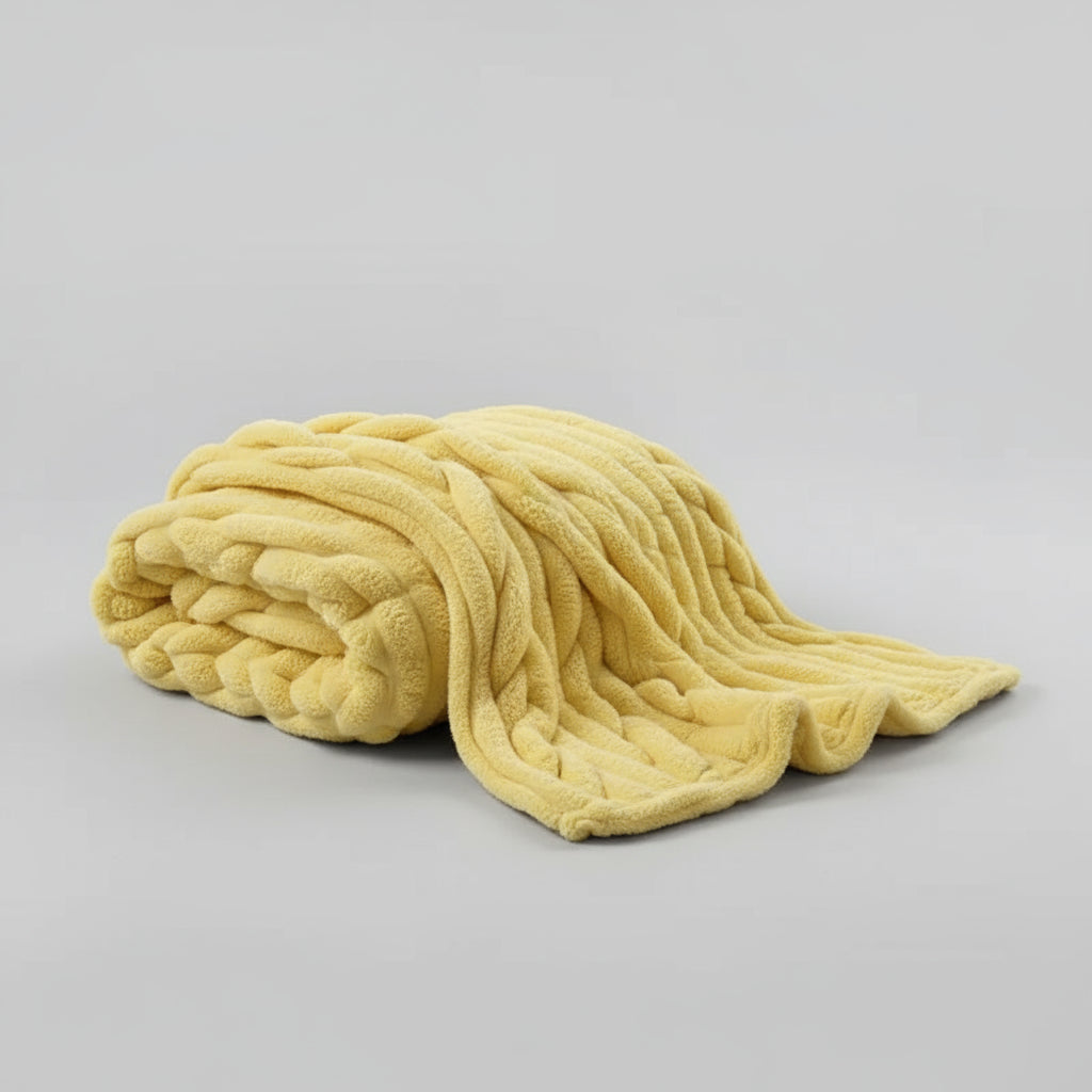 Couverture Douillette WeLuvy – Fausse Fourrure Bubble Ultra-Douce