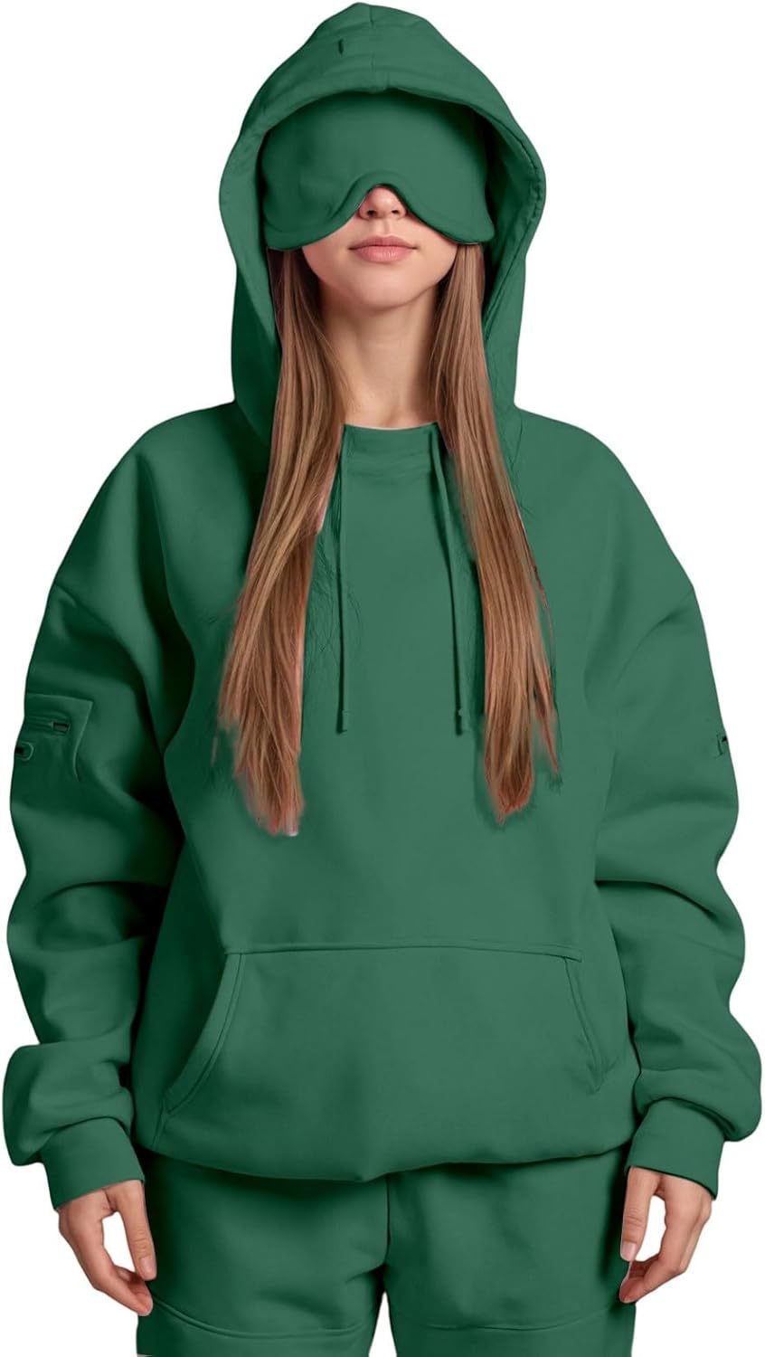 ★ Sweat à capuche femme uni – Doux, chaud et plein de style