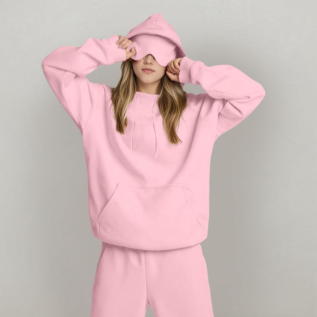 ★ Sweat à capuche femme uni – Doux, chaud et plein de style