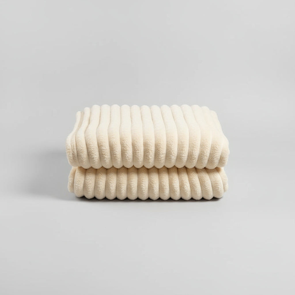 Couverture Douillette WeLuvy – Fausse Fourrure Bubble Ultra-Douce