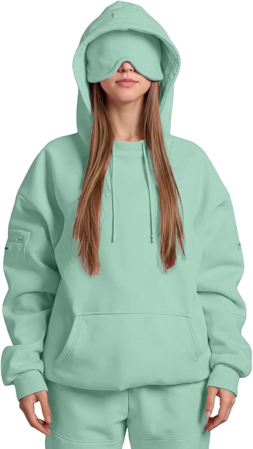 ★ Sweat à capuche femme uni – Doux, chaud et plein de style