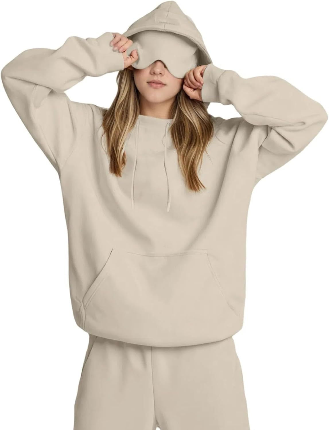 ★ Sweat à capuche femme uni – Doux, chaud et plein de style