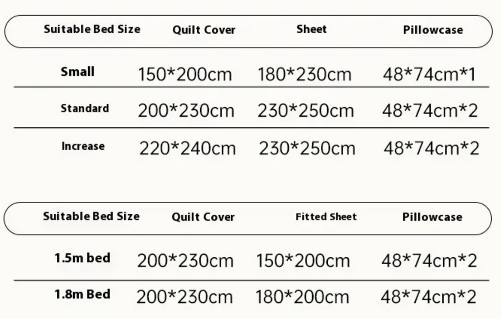 Parure de lit cocooning WeLuvy – 4 pièces en fibre de lait douce | Style moderne et apaisant