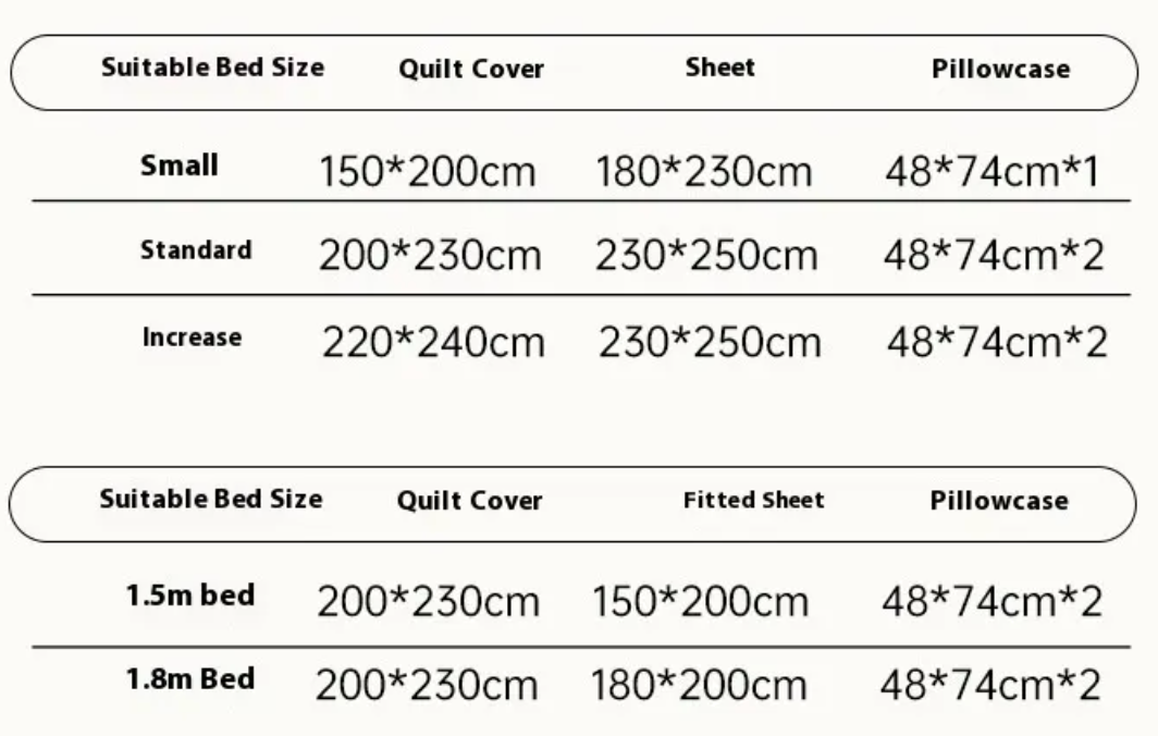 Parure de lit cocooning WeLuvy – 4 pièces en fibre de lait douce | Style moderne et apaisant