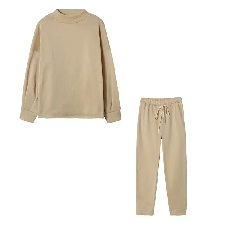 Ensemble 2 Pièces Femme - Sweat Manches Longues et Pantalon Large