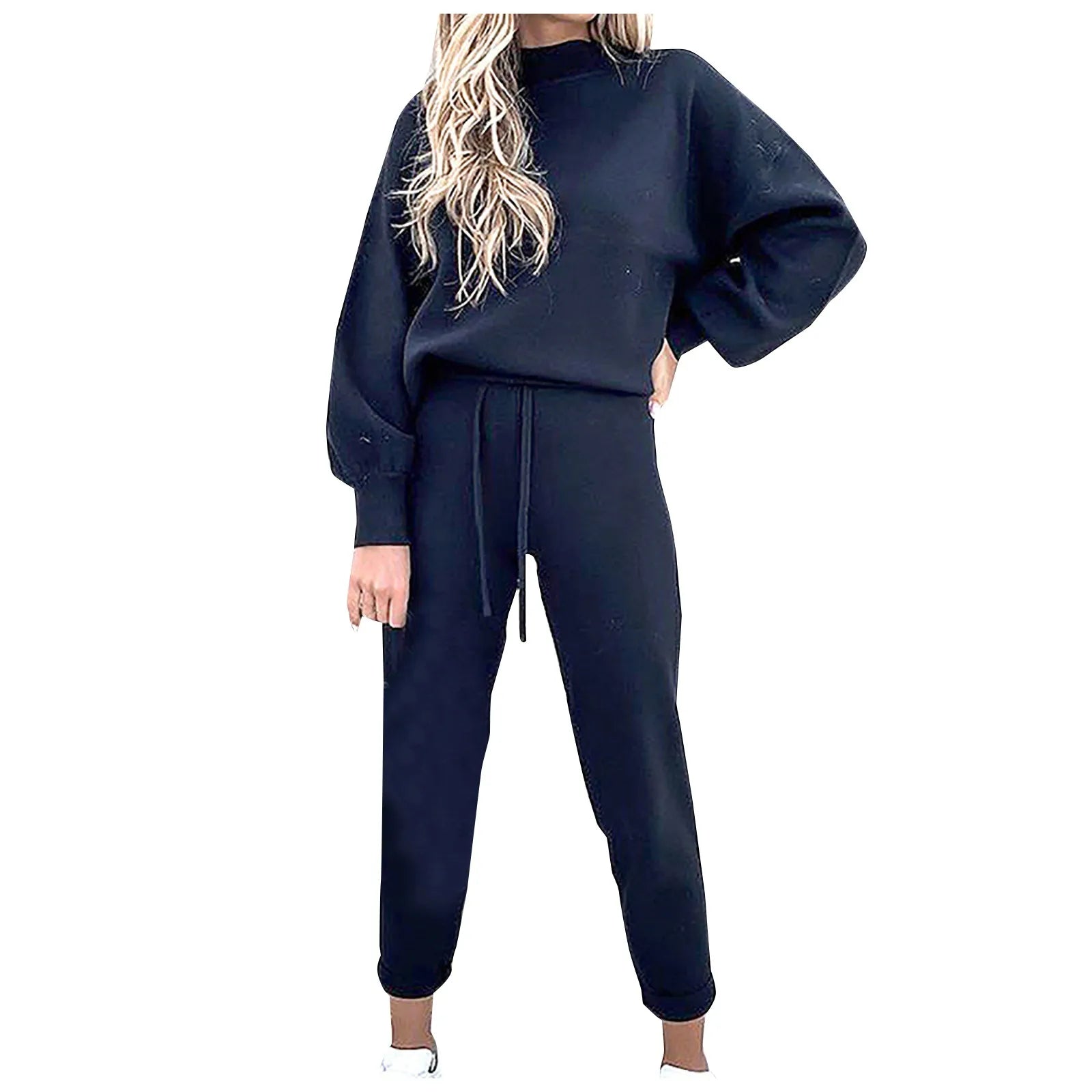 Ensemble 2 Pièces Femme - Sweat Manches Longues et Pantalon Large