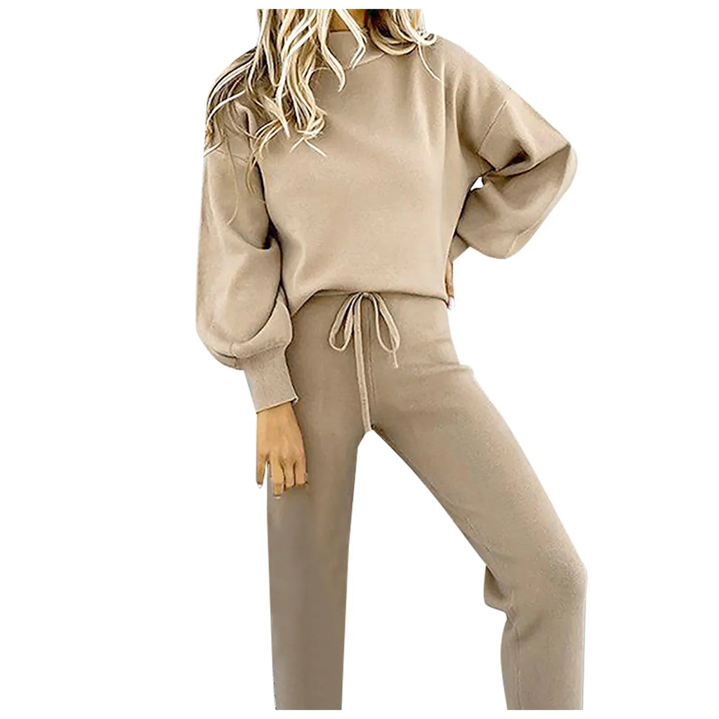 Ensemble 2 Pièces Femme - Sweat Manches Longues et Pantalon Large